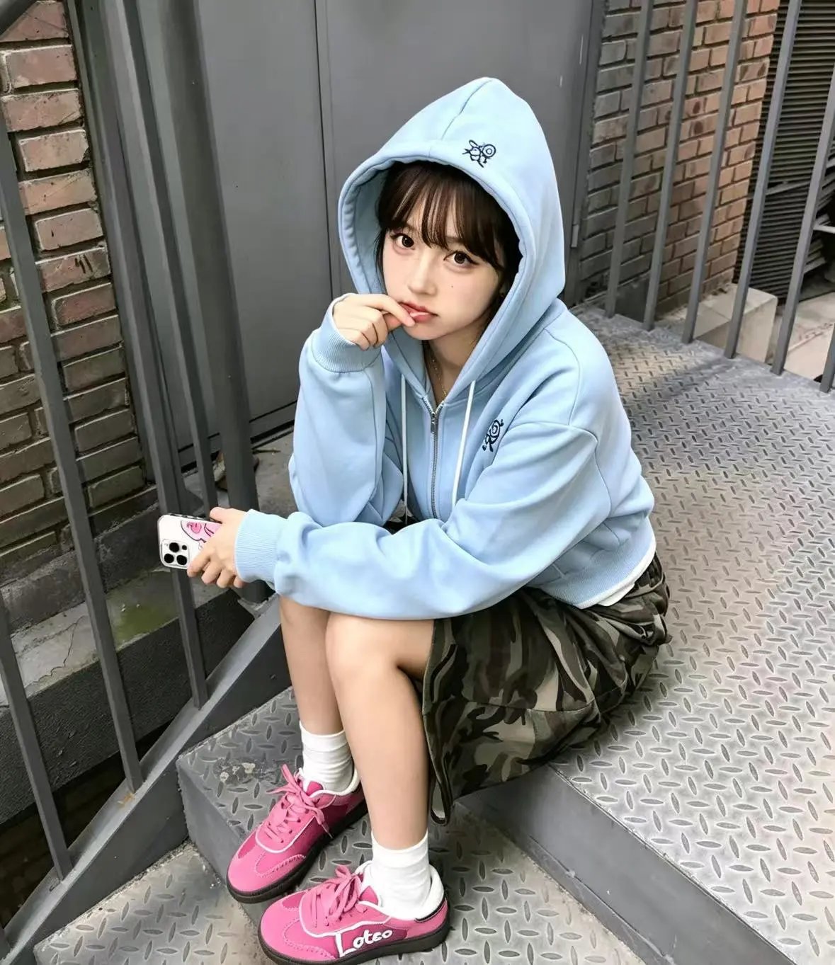 蓝色