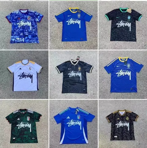 Stussy x Nike & Adidas Football Jersey Collection