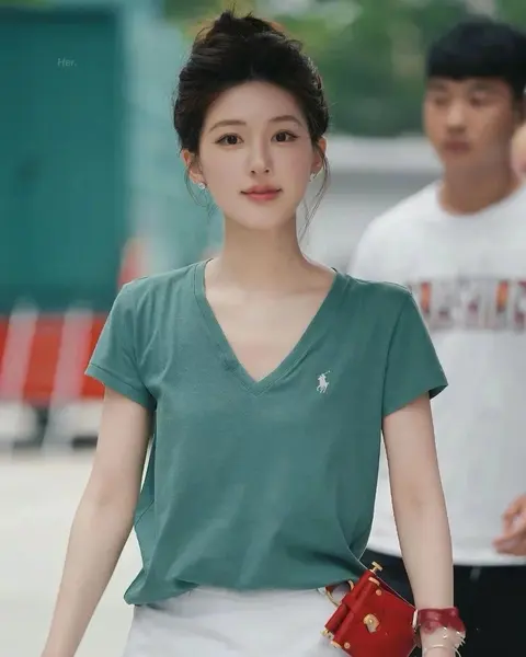 Polo Ralph Lauren Green V-Neck T-Shirt