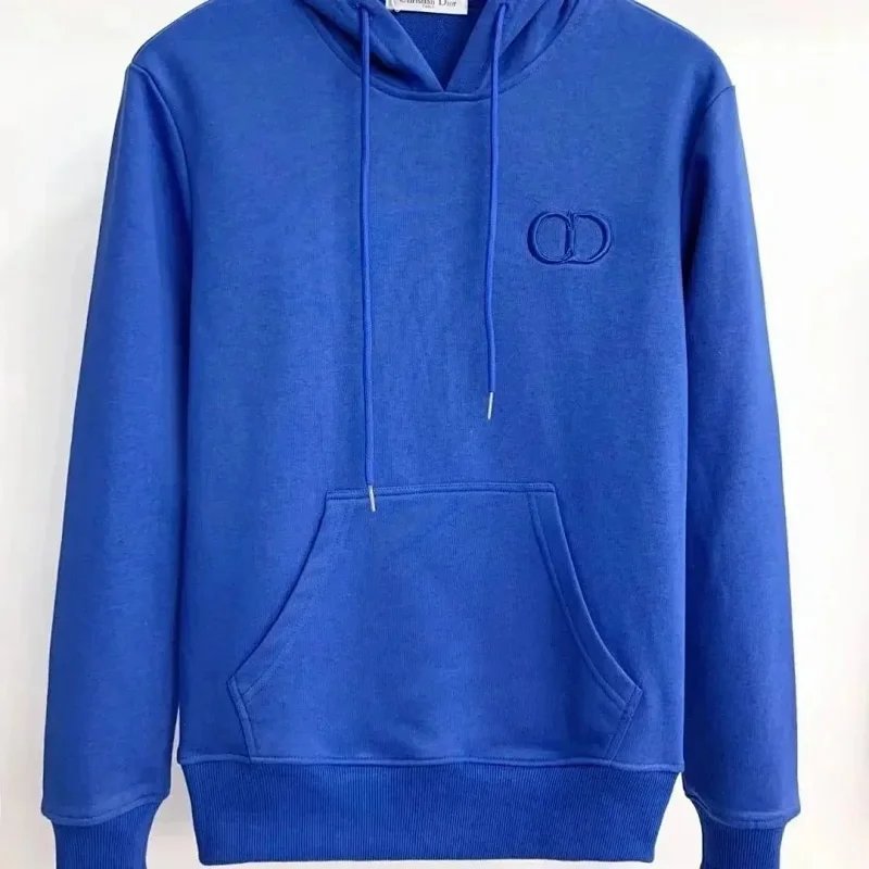 D-04蓝色连帽衫