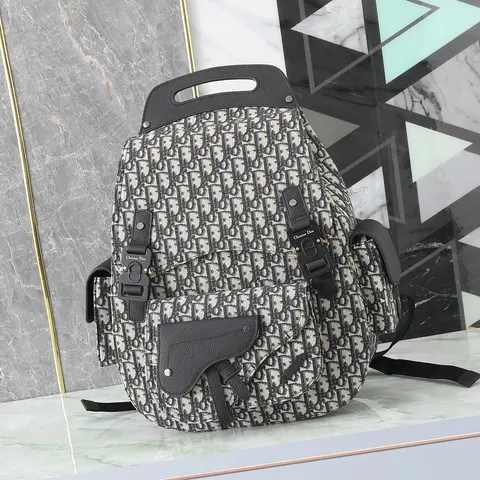 Christian Dior Oblique Print Backpack