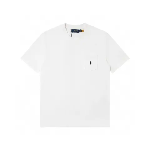 Polo Ralph Lauren White Pocket T-Shirt