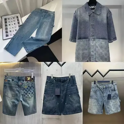Louis Vuitton Denim Collection - Jeans, Shorts, and Jacket