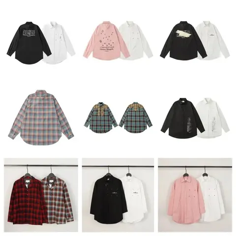 Maison Margiela Collection - Oversized Shirts and Plaid Button-Downs