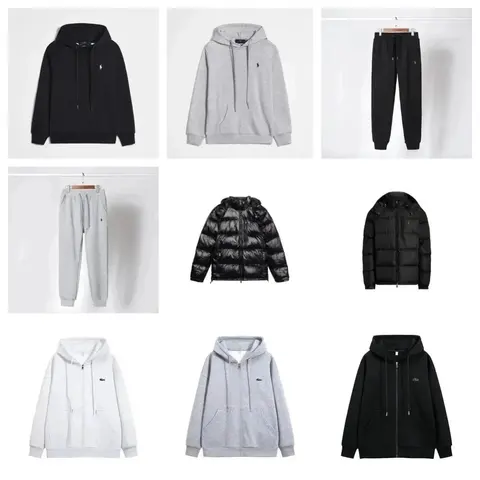 Polo Ralph Lauren Hoodies, Sweatpants, and Puffer Jackets Collection
