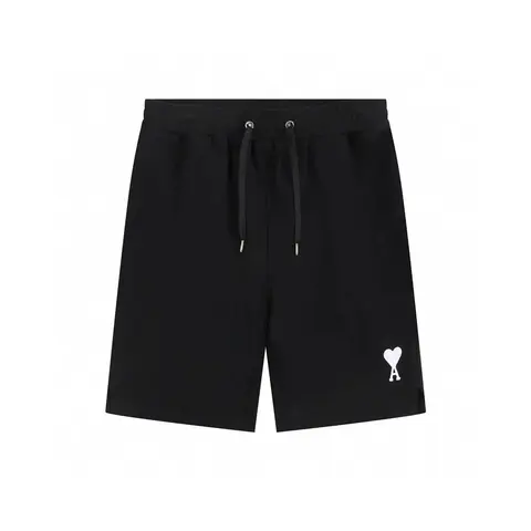 Ami Paris Heart Logo Sweat Shorts
