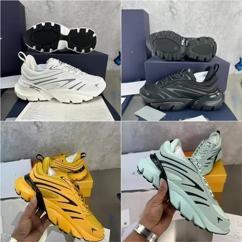 Balenciaga Triple S Sneakers - White, Black, Yellow, Mint