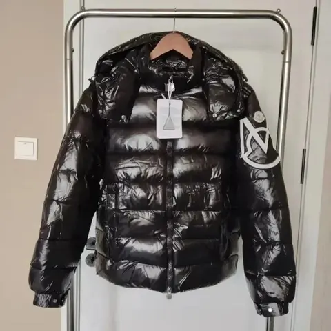 Moncler Black Quilted Down Jacket