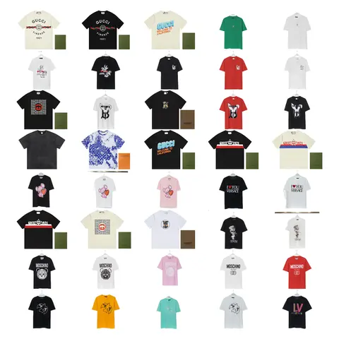 Gucci, Versace, Moschino, and Louis Vuitton Collaborative T-Shirt Collection