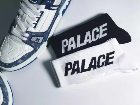 Palace x Louis Vuitton Sneakers and Socks Set