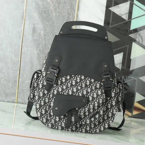 Christian Dior Oblique Print Backpack