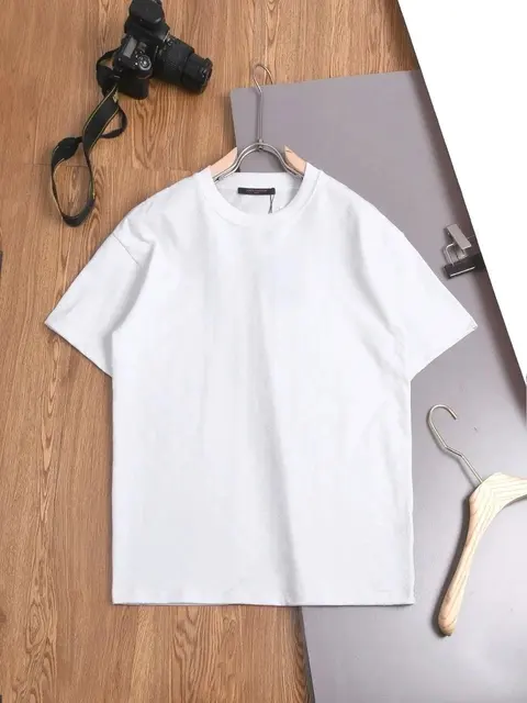 Classic Flocked Unisex Oversized Drop-Shoulder T-Shirt