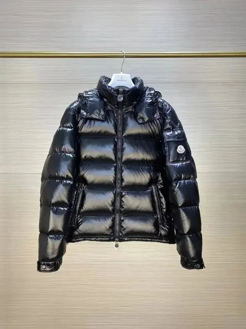 Moncler Black Quilted Down Jacket
