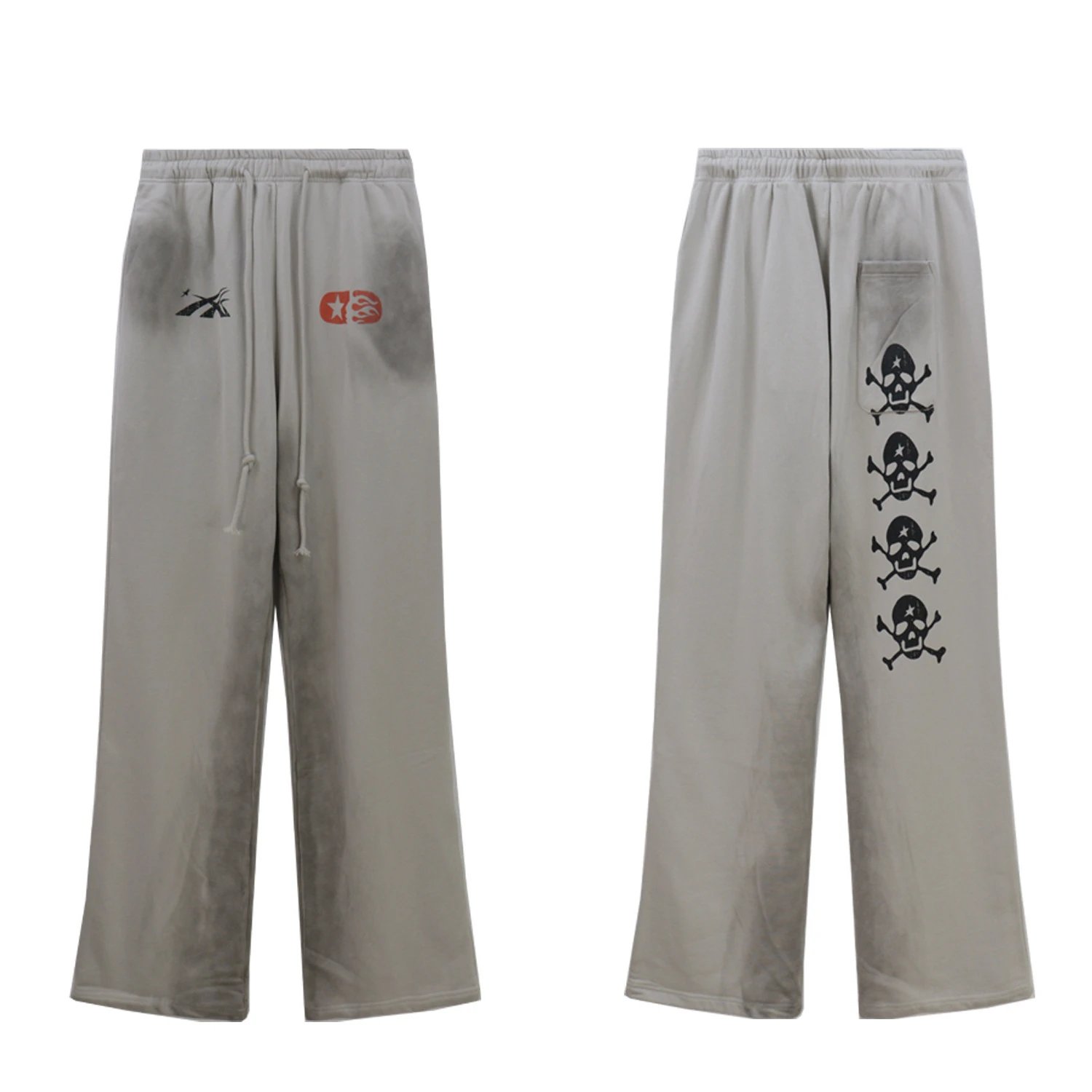 8175-裤子 灰