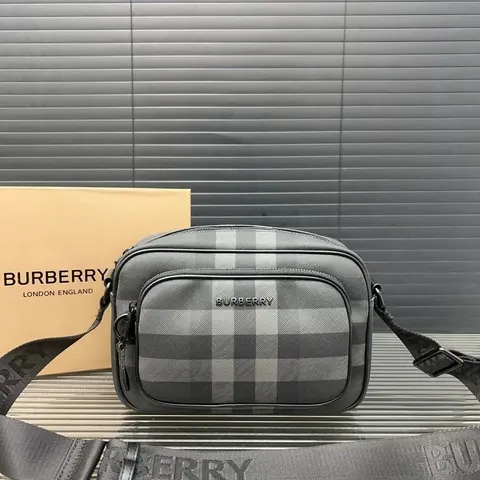 Burberry Check Pattern Crossbody Bag