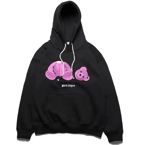 Palm Angels Pink Bear Hoodie