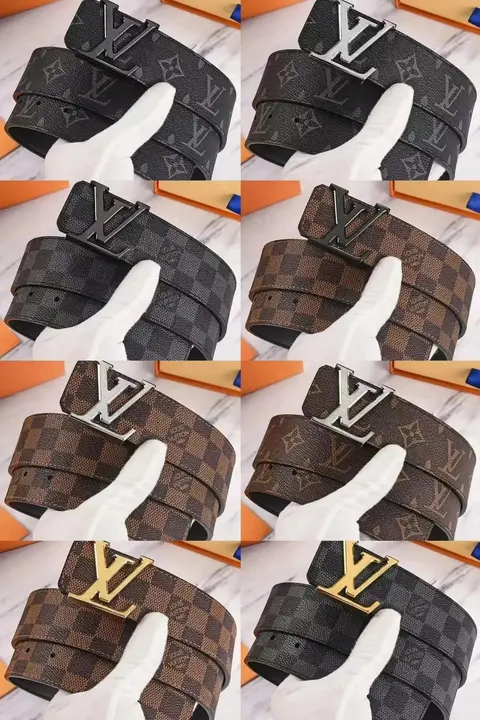 Louis Vuitton Monogram and Damier Belt Collection