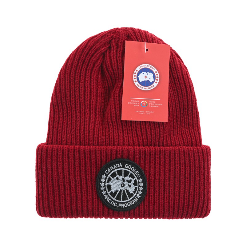 Canada Goose-红色粗纹-黑标