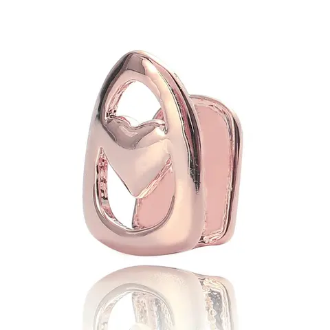Rose Gold Abstract Statement Ring