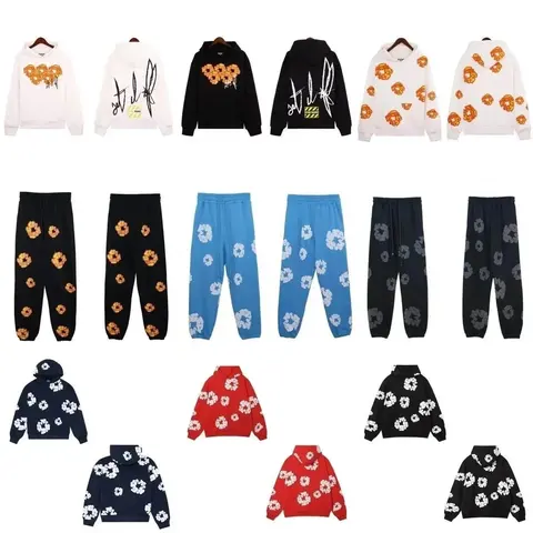 Floral Pattern Hoodies and Sweatpants Collection