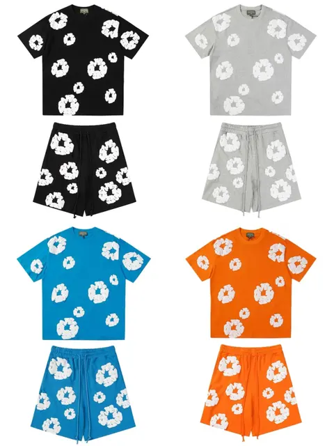 Floral Print T-Shirt and Shorts Set