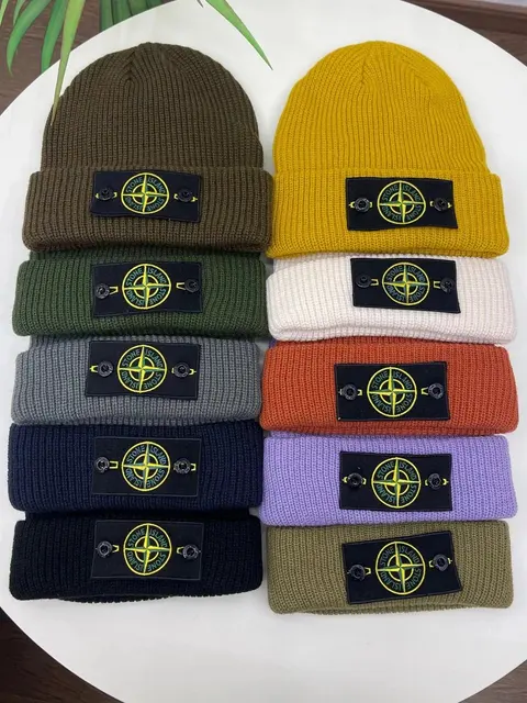 Stone Island Knit Beanies Collection