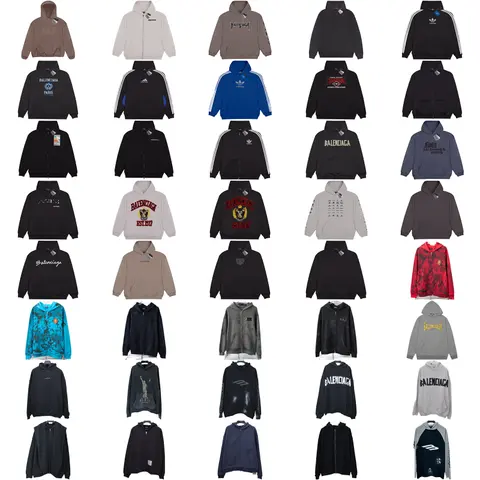 Balenciaga, Adidas, and Supreme Hoodie Collection