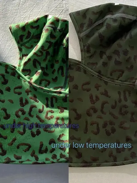 Thermochromic Leopard Print Tank Top