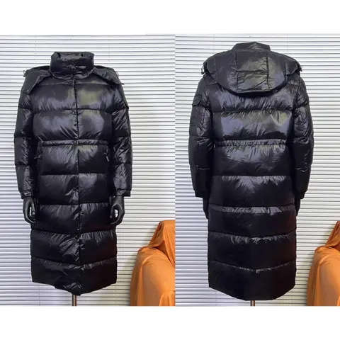 Moncler Long Black Down Parka