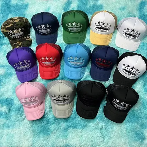 Star-Embellished Trucker Hats Collection