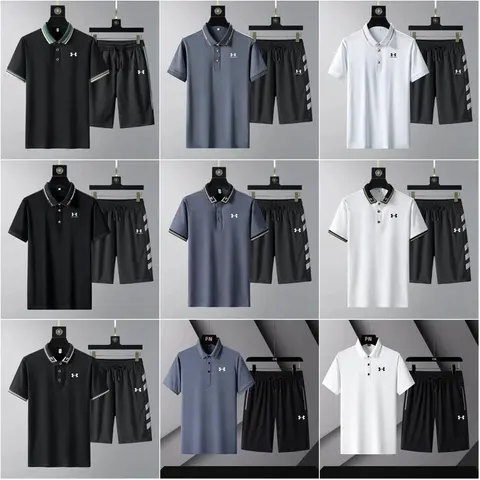 Under Armour Men's Polo Shirt and Shorts Set
