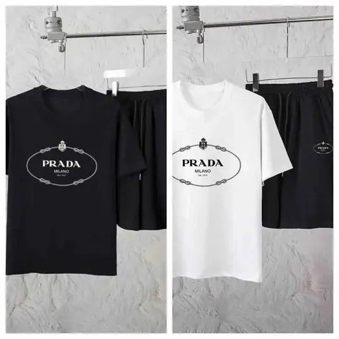 Prada Milano T-Shirt and Shorts Set