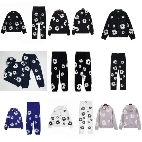 Floral Patterned Hoodies, Jackets, and Pants Collection