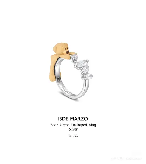 New Bear-Design Open Ring