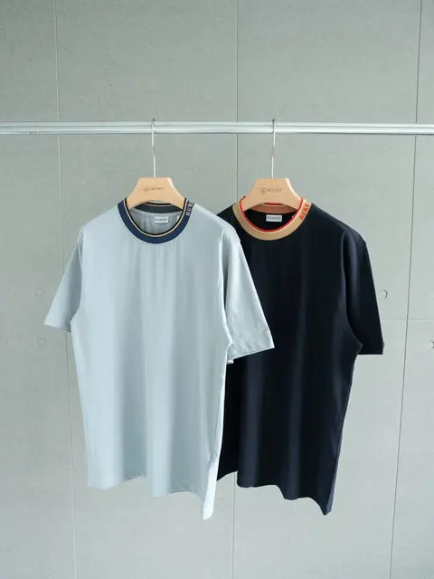 Burberry Logo Trim T-Shirts