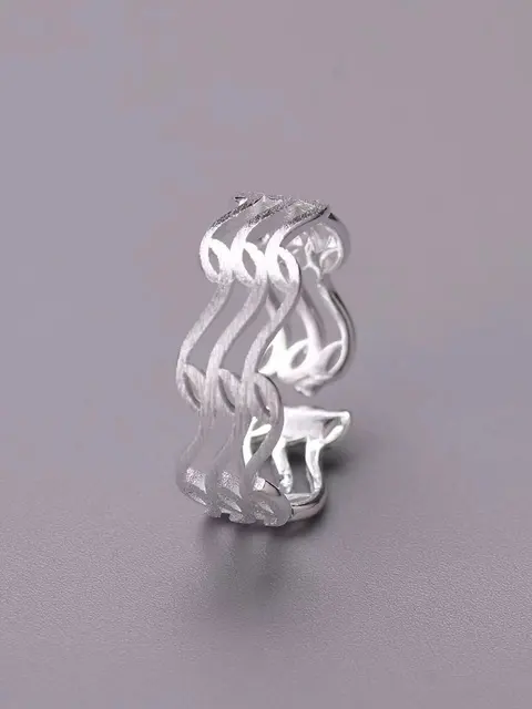 Sterling Silver Fox Design Ring