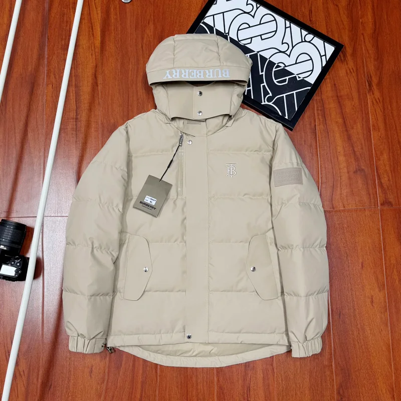 高版本款2-卡其色Burberry羽绒服