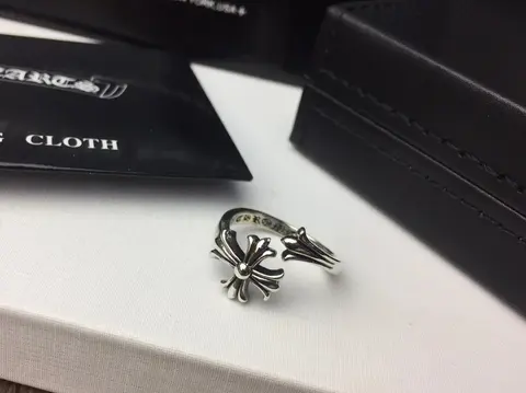 Crowned Ring with Floral Design