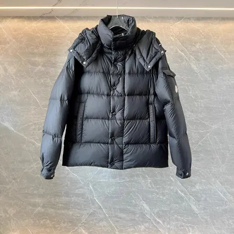 Moncler Black Quilted Down Jacket