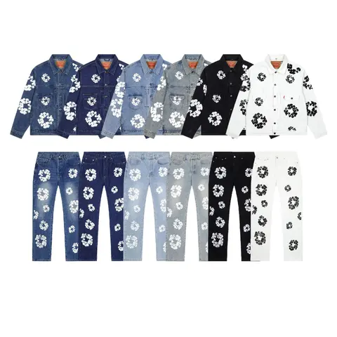 Levi's Floral Denim Jacket and Jeans Collection