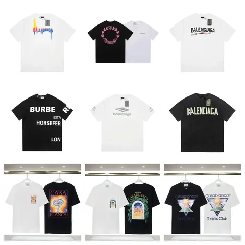 Balenciaga and Casablanca T-Shirt Collection
