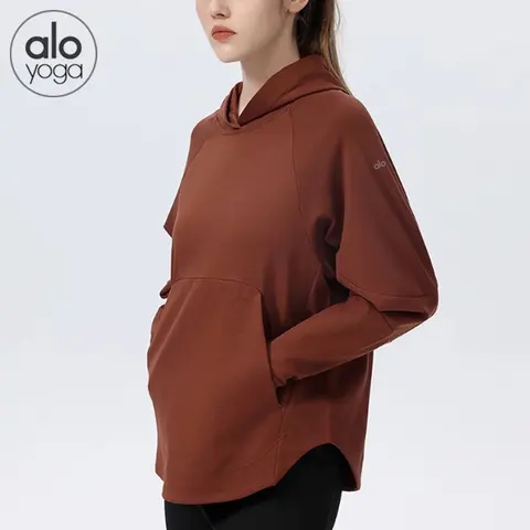 alo yoga Brown Oversized Hoodie