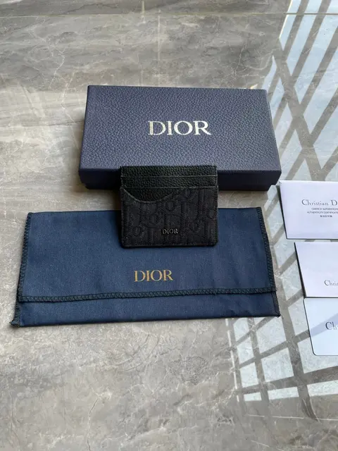 Dior Oblique Card Holder