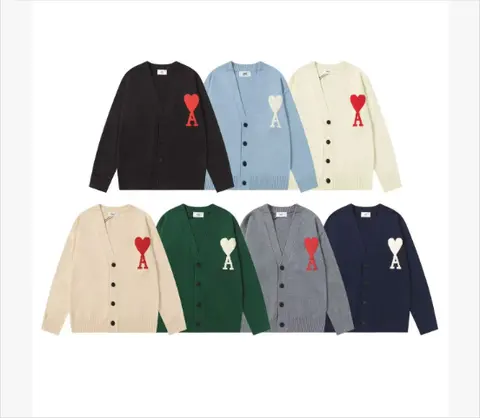 Heart A Logo Cardigan Sweaters