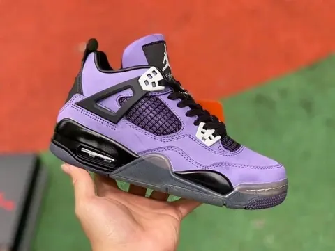 Air Jordan 4 Purple Black