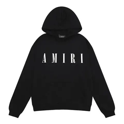 AMIRI Black Logo Hoodie