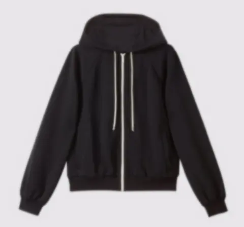 Black Zip-Up Hoodie