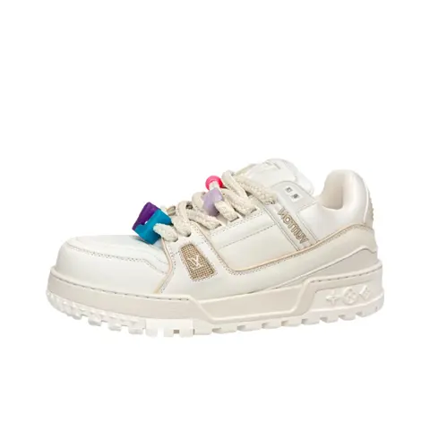 Louis Vuitton x Supreme White Sneakers