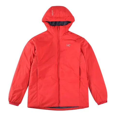 Arc'teryx Red Insulated Hooded Jacket