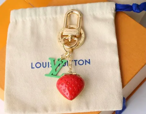 Louis Vuitton Strawberry Keychain